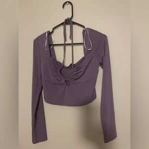 Love Tree Lavender  Women's crop top